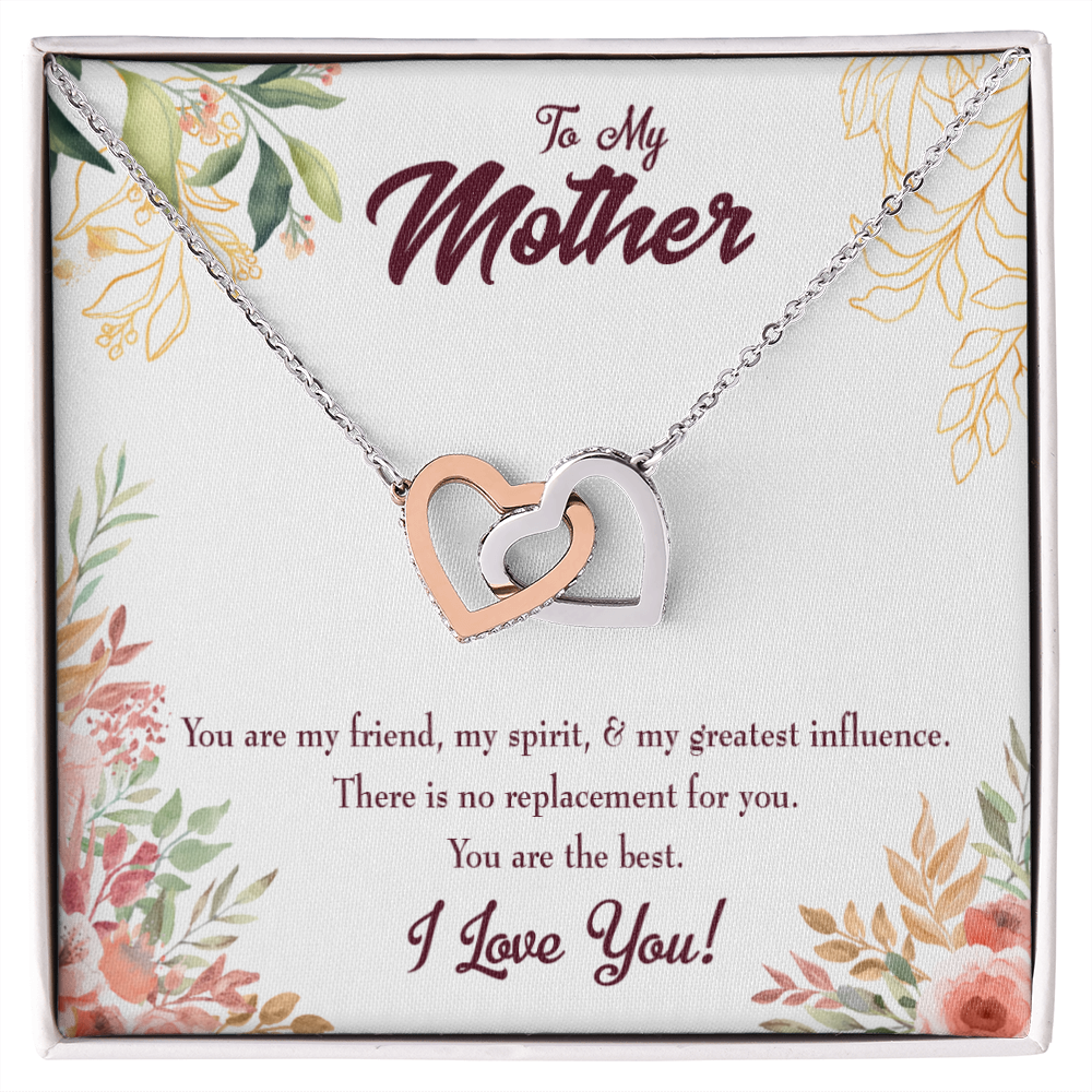 To Mom My Greatest Influence bInseparable Necklace-Express Your Love Gifts