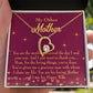 To Mom My Other Mother Forever Necklace w Message Card-Express Your Love Gifts