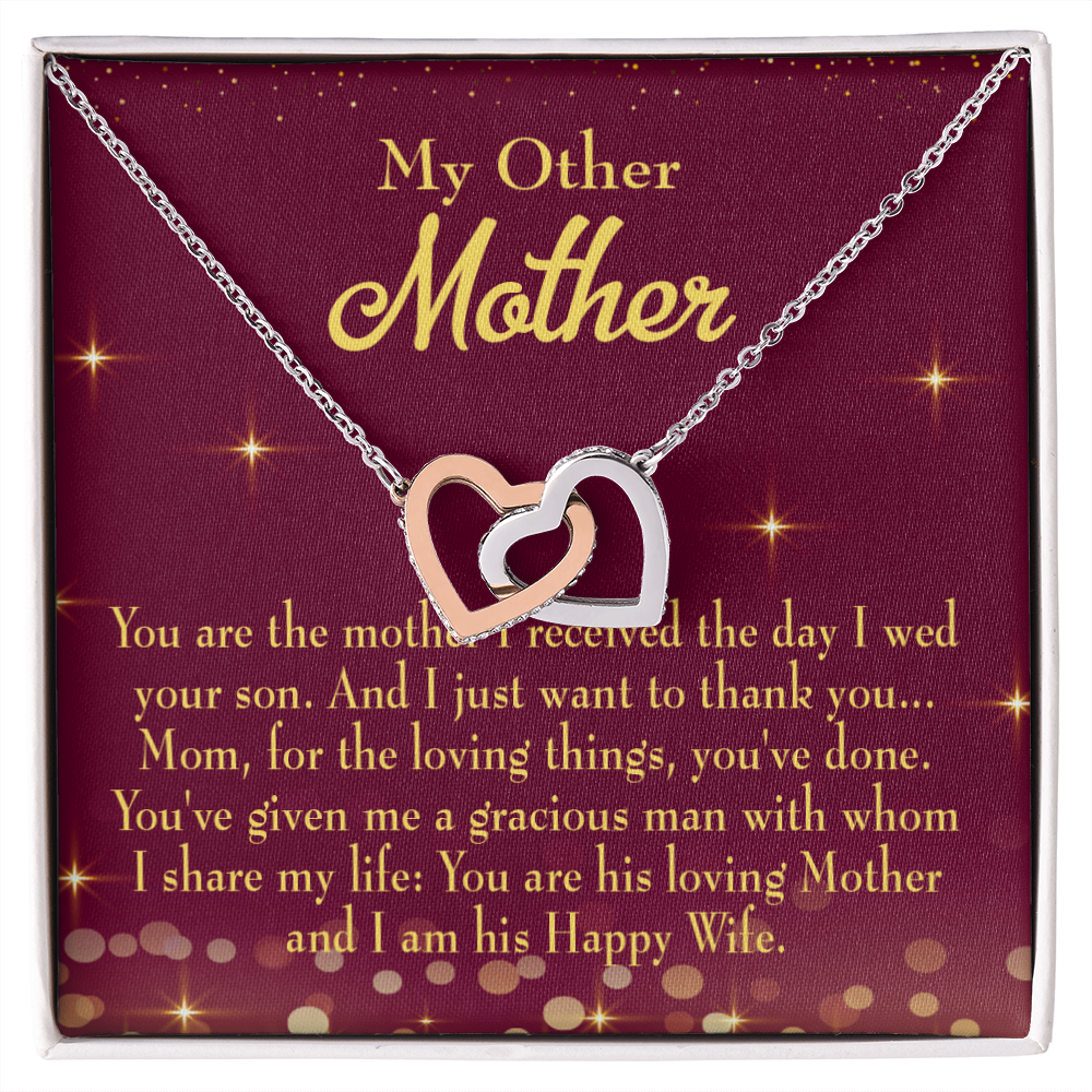 To Mom My Other Mother Inseparable Necklace-Express Your Love Gifts
