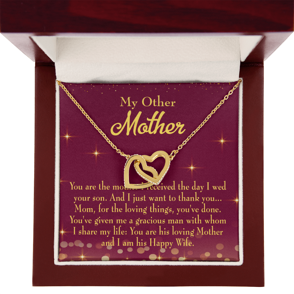To Mom My Other Mother Inseparable Necklace-Express Your Love Gifts