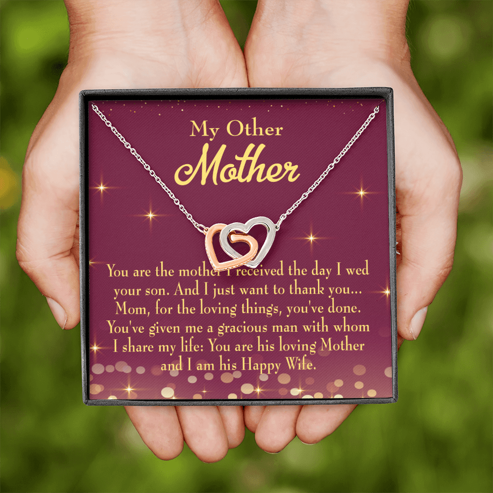 To Mom My Other Mother Inseparable Necklace-Express Your Love Gifts
