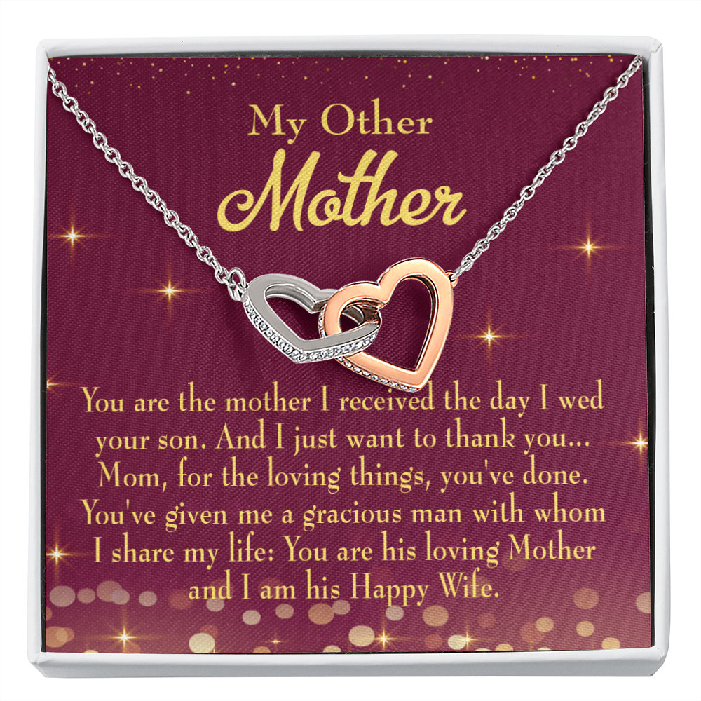 To Mom My Other Mother Inseparable Necklace-Express Your Love Gifts