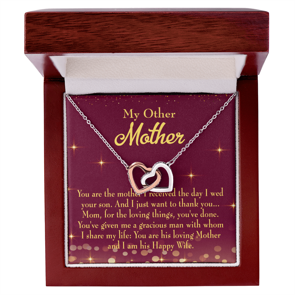 To Mom My Other Mother Inseparable Necklace-Express Your Love Gifts