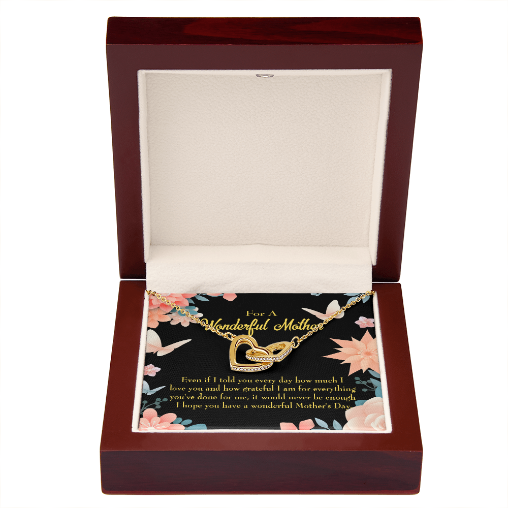 To Mom Never Be Enough Inseparable Necklace-Express Your Love Gifts