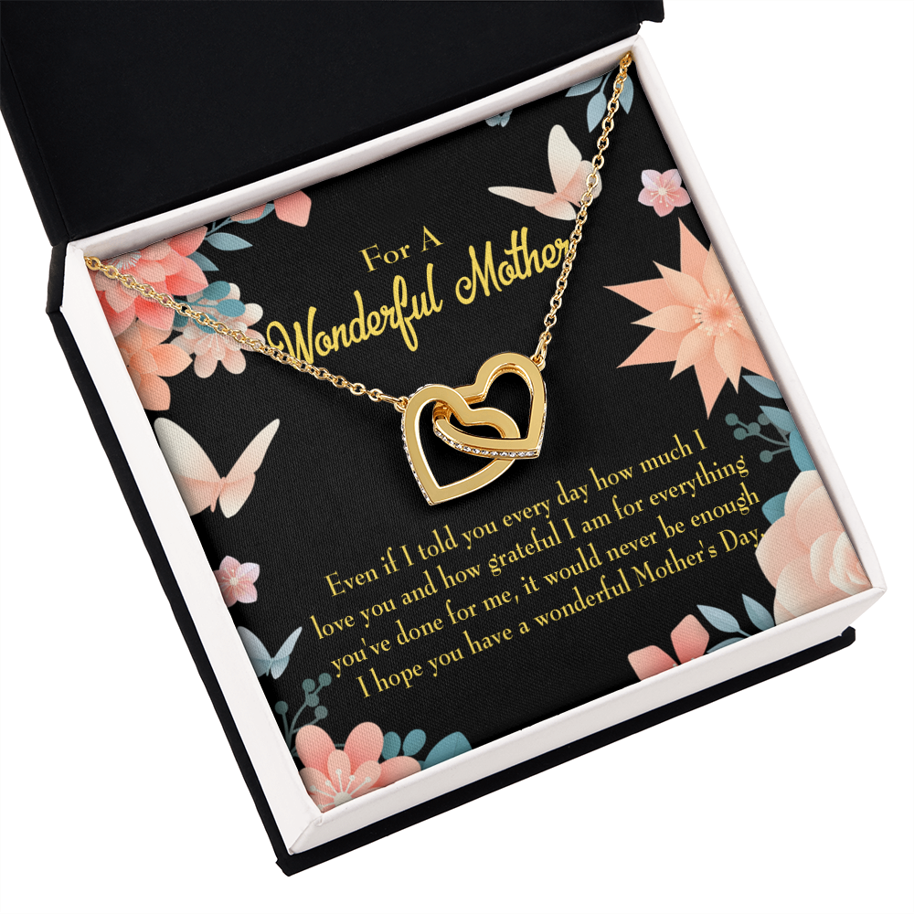 To Mom Never Be Enough Inseparable Necklace-Express Your Love Gifts