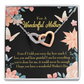 To Mom Never Be Enough Inseparable Necklace-Express Your Love Gifts