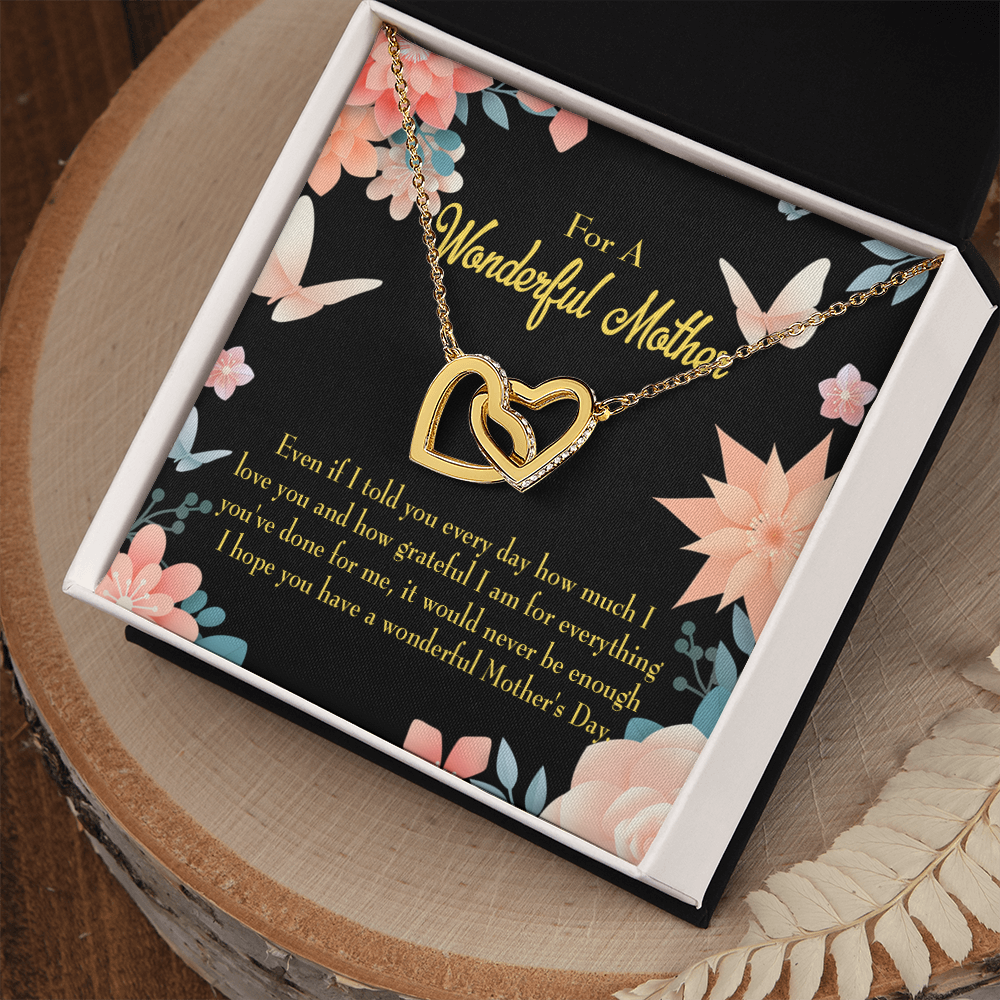 To Mom Never Be Enough Inseparable Necklace-Express Your Love Gifts