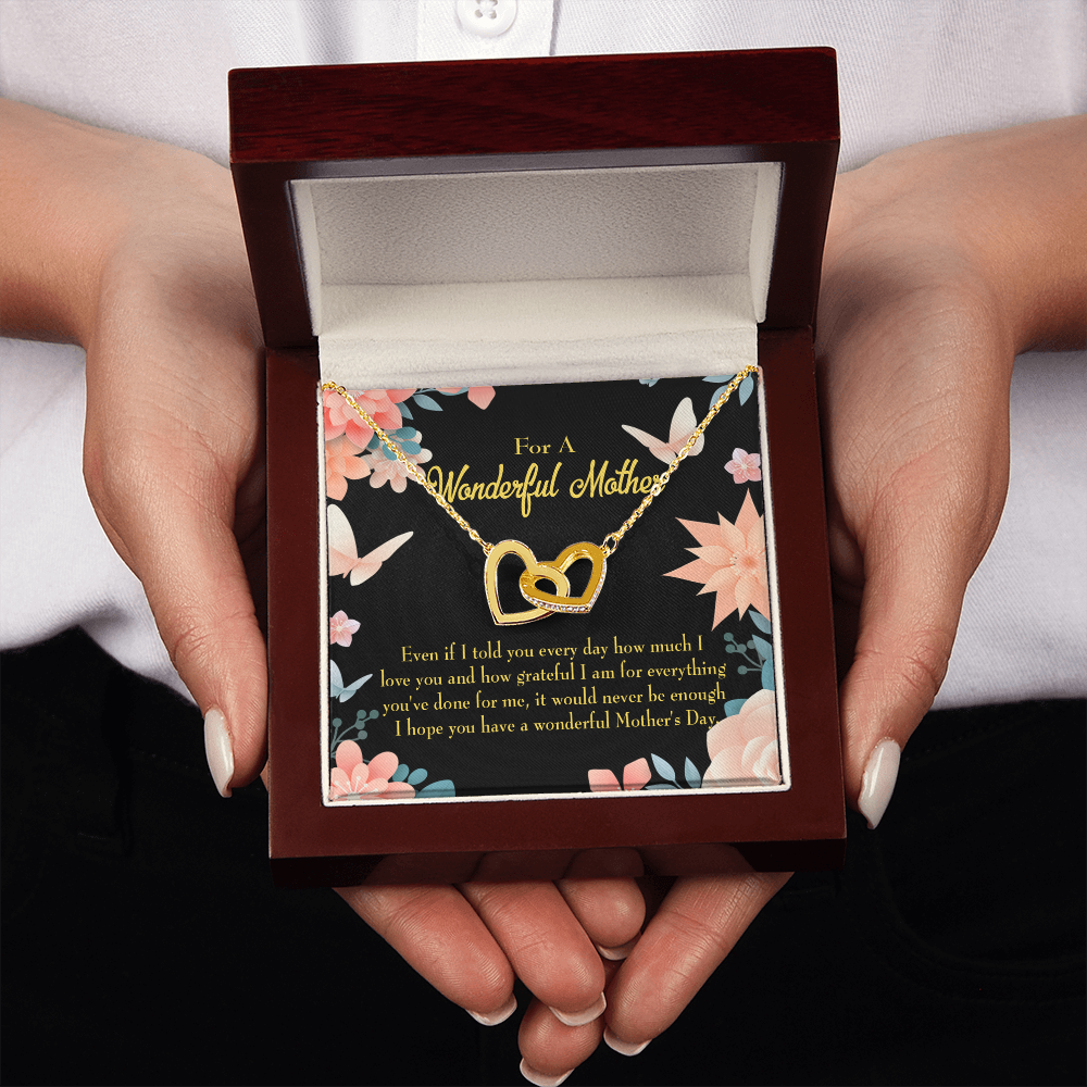 To Mom Never Be Enough Inseparable Necklace-Express Your Love Gifts