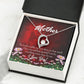 To Mom No Words Forever Necklace w Message Card-Express Your Love Gifts