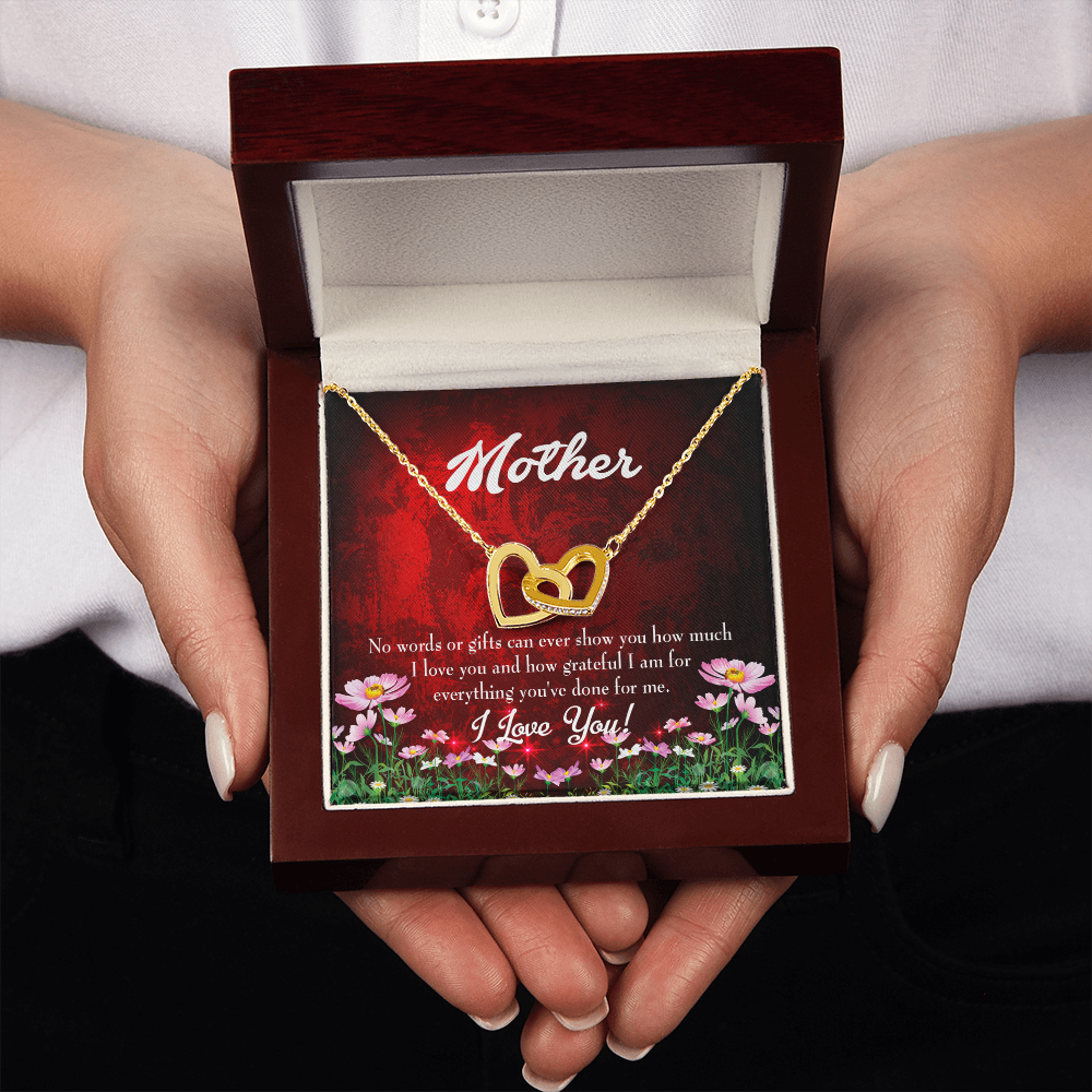 To Mom No Words Inseparable Necklace-Express Your Love Gifts