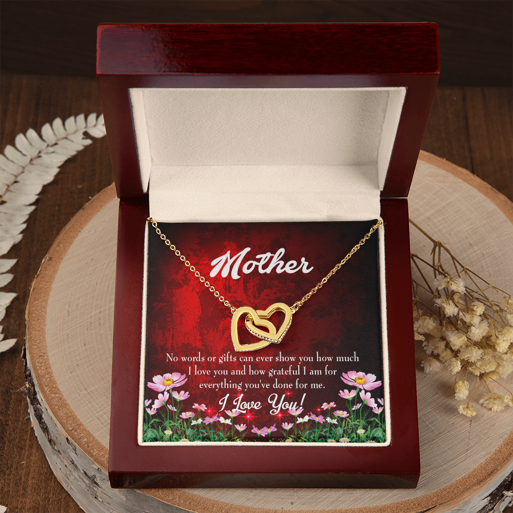 To Mom No Words Inseparable Necklace-Express Your Love Gifts