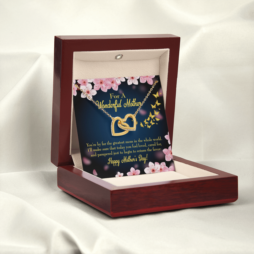 To Mom Pampered Inseparable Necklace-Express Your Love Gifts