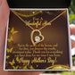 To Mom Queen of House Forever Necklace w Message Card-Express Your Love Gifts