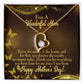 To Mom Queen of House Forever Necklace w Message Card-Express Your Love Gifts