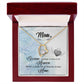 To Mom Remembrance Message Because Someone We Love Forever Necklace w Message Card-Express Your Love Gifts
