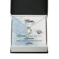 To Mom Remembrance Message Because Someone We Love Forever Necklace w Message Card-Express Your Love Gifts