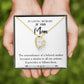 To Mom Remembrance Message Beloved Mother Forever Necklace w Message Card-Express Your Love Gifts