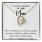 To Mom Remembrance Message Beloved Mother Forever Necklace w Message Card-Express Your Love Gifts