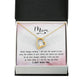 To Mom Remembrance Message Death Changes Nothing Forever Necklace w Message Card-Express Your Love Gifts