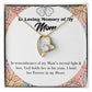 To Mom Remembrance Message Eternal Light and Love Forever Necklace w Message Card-Express Your Love Gifts