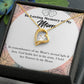 To Mom Remembrance Message Eternal Light and Love Forever Necklace w Message Card-Express Your Love Gifts