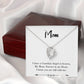 To Mom Remembrance Message Forever in My Heart White Forever Necklace w Message Card-Express Your Love Gifts