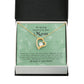 To Mom Remembrance Message Full of Life Forever Necklace w Message Card-Express Your Love Gifts
