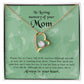 To Mom Remembrance Message Full of Life Forever Necklace w Message Card-Express Your Love Gifts