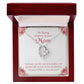 To Mom Remembrance Message God Gave Mother Forever Necklace w Message Card-Express Your Love Gifts