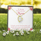 To Mom Remembrance Message God Gave Mother Forever Necklace w Message Card-Express Your Love Gifts