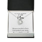 To Mom Remembrance Message God Picked Mom White Forever Necklace w Message Card-Express Your Love Gifts