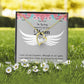 To Mom Remembrance Message Gone Not Forgotten Forever Necklace w Message Card-Express Your Love Gifts