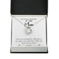 To Mom Remembrance Message Gone Not Forgotten White Forever Necklace w Message Card-Express Your Love Gifts