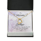 To Mom Remembrance Message Goodbye Aren't Forever Forever Necklace w Message Card-Express Your Love Gifts