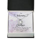 To Mom Remembrance Message Goodbye Aren't Forever Forever Necklace w Message Card-Express Your Love Gifts