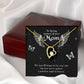 To Mom Remembrance Message Guardian Angel Forever Necklace w Message Card-Express Your Love Gifts