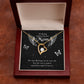 To Mom Remembrance Message Guardian Angel Forever Necklace w Message Card-Express Your Love Gifts