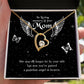 To Mom Remembrance Message Guardian Angel Forever Necklace w Message Card-Express Your Love Gifts