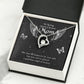 To Mom Remembrance Message Guardian Angel Forever Necklace w Message Card-Express Your Love Gifts