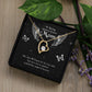 To Mom Remembrance Message Guardian Angel Forever Necklace w Message Card-Express Your Love Gifts