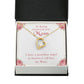 To Mom Remembrance Message Guardian Angel Mom Forever Necklace w Message Card-Express Your Love Gifts