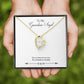 To Mom Remembrance Message Guardian Angel Remembrance Forever Necklace w Message Card-Express Your Love Gifts