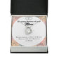 To Mom Remembrance Message Heaven in Our Hearts Forever Necklace w Message Card-Express Your Love Gifts