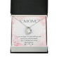 To Mom Remembrance Message I Can No Longer Forever Necklace w Message Card-Express Your Love Gifts