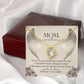 To Mom Remembrance Message If I try to say Forever Necklace w Message Card-Express Your Love Gifts