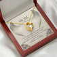 To Mom Remembrance Message If I try to say Forever Necklace w Message Card-Express Your Love Gifts