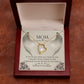 To Mom Remembrance Message If I try to say Forever Necklace w Message Card-Express Your Love Gifts