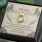 To Mom Remembrance Message If I try to say Forever Necklace w Message Card-Express Your Love Gifts