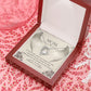 To Mom Remembrance Message If I try to say Forever Necklace w Message Card-Express Your Love Gifts