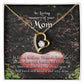 To Mom Remembrance Message In Loving Memory Forever Necklace w Message Card-Express Your Love Gifts